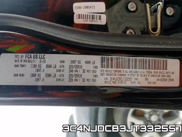 3C4NJDCB3JT332557 фото 2