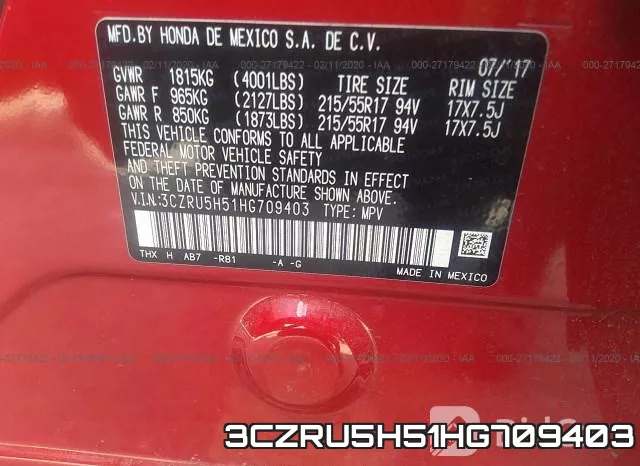 3CZRU5H51HG709403 фото 10
