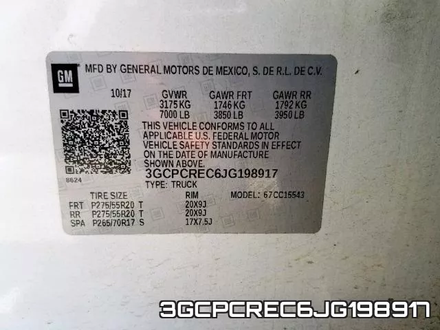 3GCPCREC6JG198917 фото 2