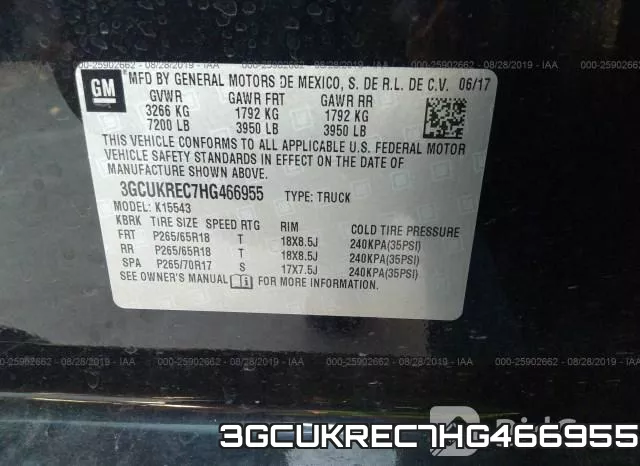 3GCUKREC7HG466955 фото 10