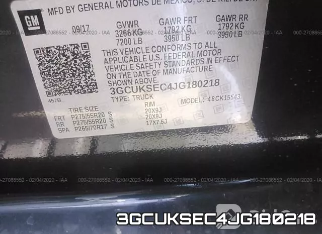 3GCUKSEC4JG180218 фото 10