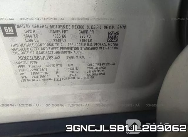 3GNCJLSB1JL283062 фото 10