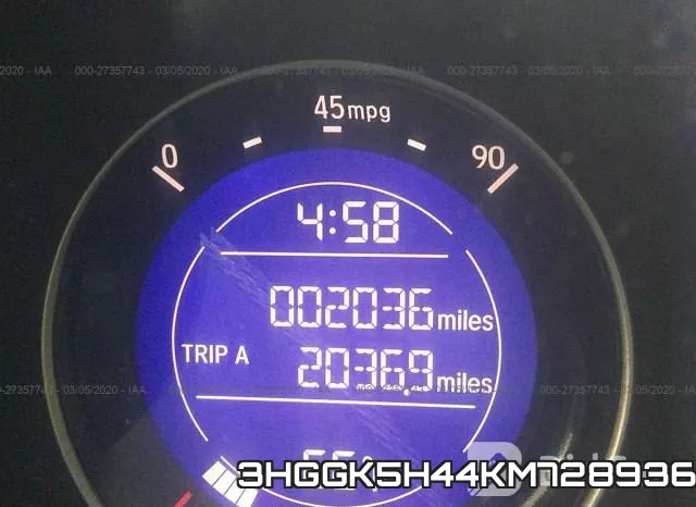 3HGGK5H44KM728936 фото 8