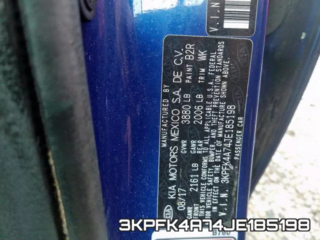 3KPFK4A74JE185198 фото 2