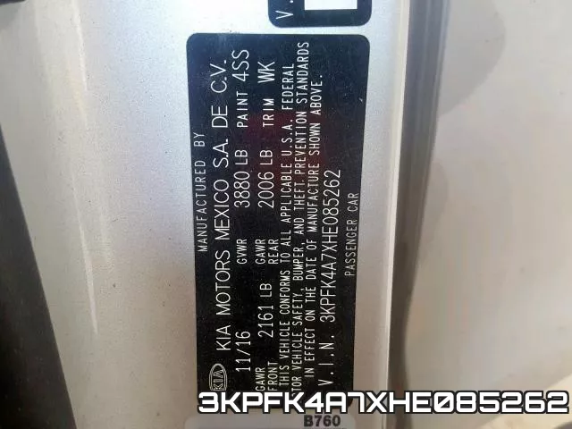 3KPFK4A7XHE085262 фото 2