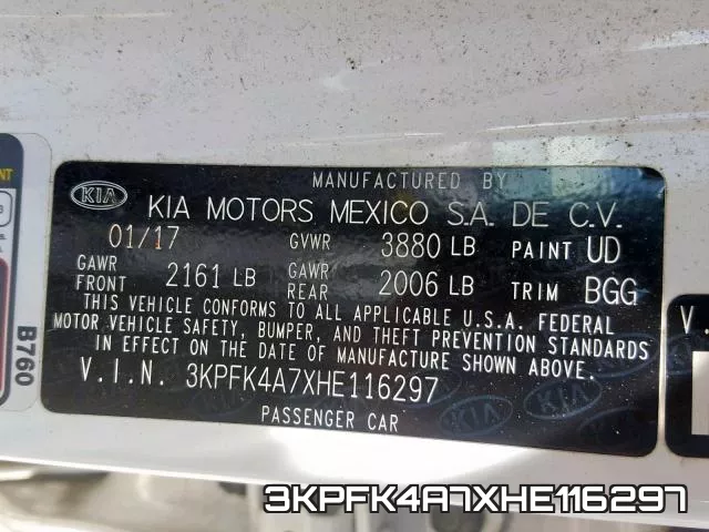 3KPFK4A7XHE116297 фото 2