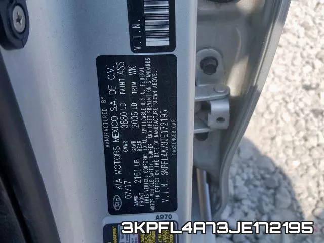 3KPFL4A73JE172195 фото 2
