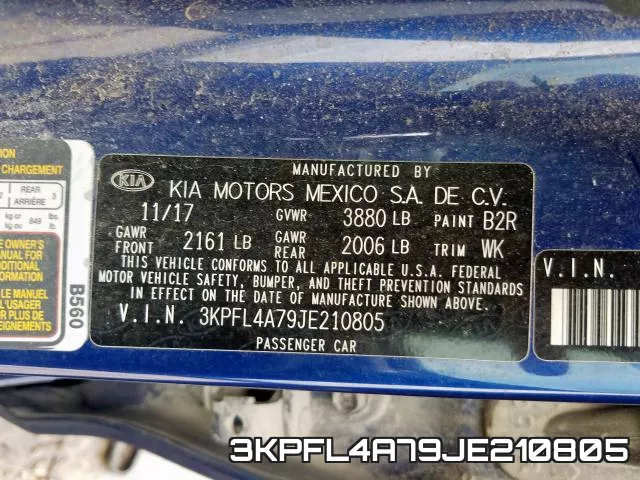 3KPFL4A79JE210805 фото 2