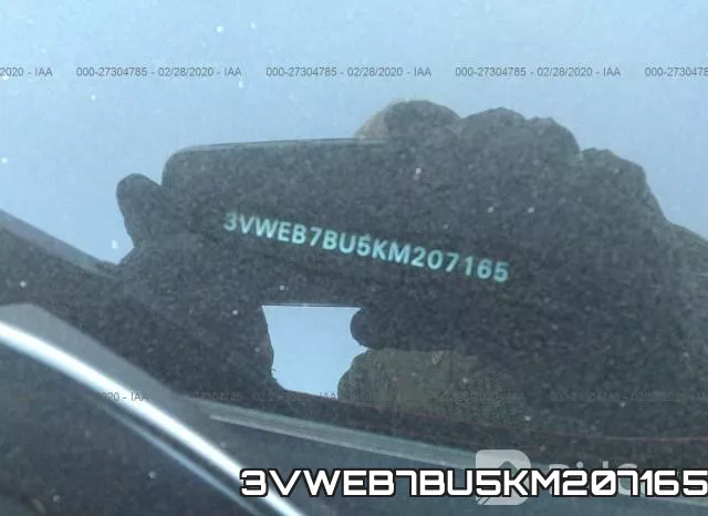 3VWEB7BU5KM207165 фото 10