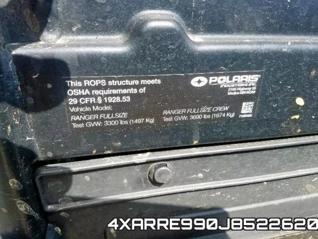 4XARRE990J8522620 фото 2