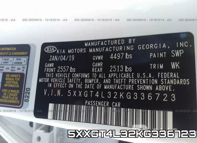 5XXGT4L32KG336723 фото 10