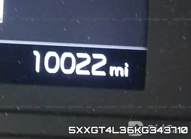 5XXGT4L36KG343710 фото 8