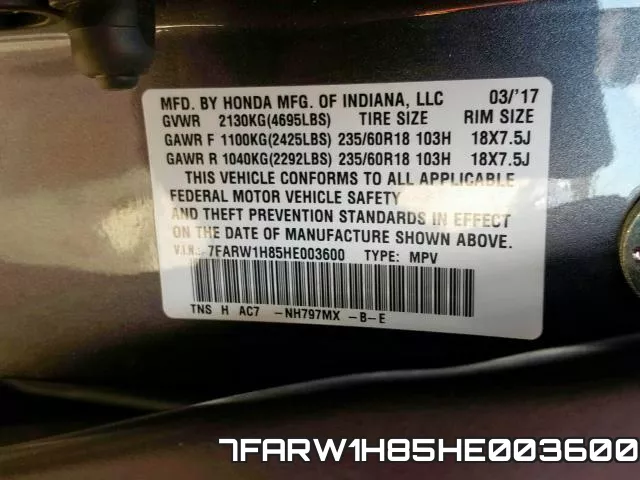 7FARW1H85HE003600 фото 2
