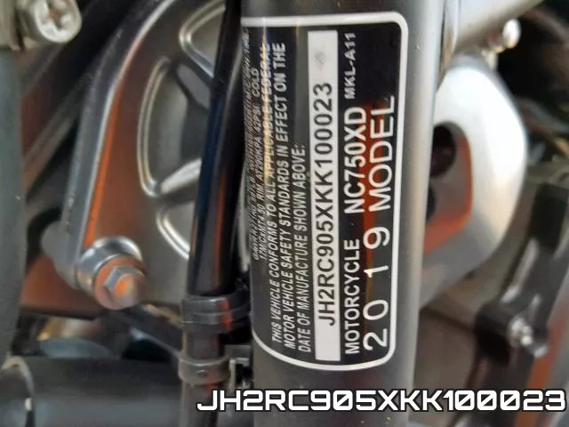JH2RC905XKK100023 фото 2