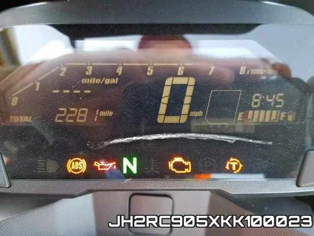 JH2RC905XKK100023 фото 9