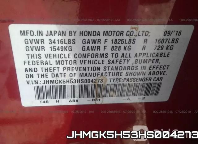 JHMGK5H53HS004273 фото 10
