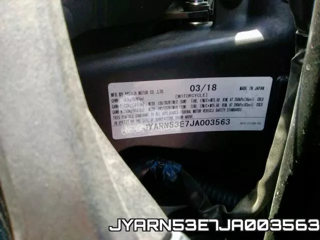 JYARN53E7JA003563 фото 2