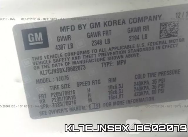 KL7CJNSBXJB602073 фото 10