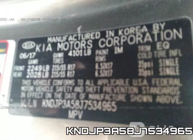 KNDJP3A58J7534965 фото 10