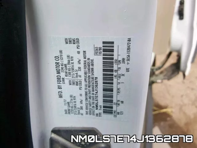 NM0LS7E74J1362878 фото 2