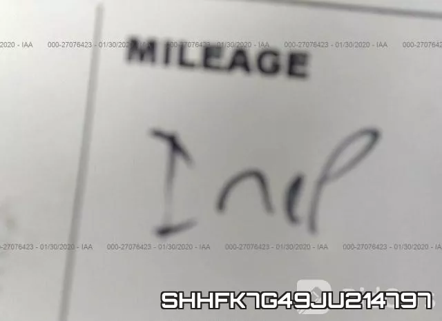 SHHFK7G49JU214797 фото 8