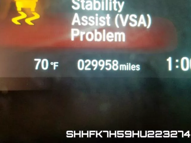 SHHFK7H59HU223274 фото 9