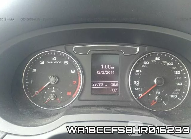 WA1BCCFS8HR016233 фото 8