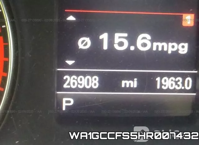 WA1GCCFS5HR007432 фото 8
