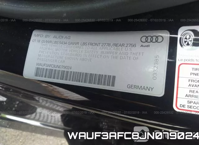 WAUF3AFC8JN079024 фото 10