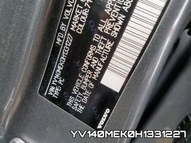 YV140MEK0H1331227 фото 2