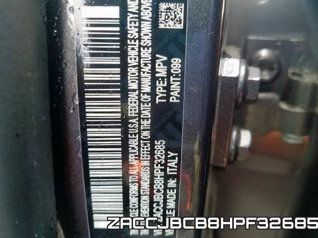 ZACCJBCB8HPF32685 фото 2