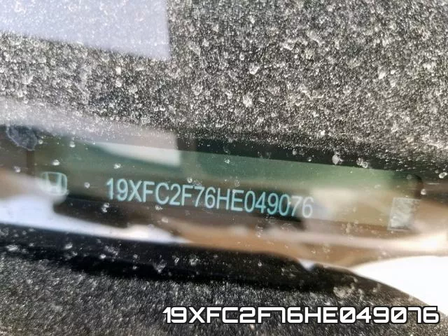 19XFC2F76HE049076 фото 2
