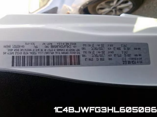1C4BJWFG3HL605086 фото 2