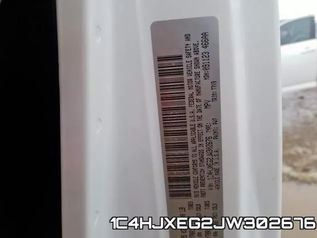 1C4HJXEG2JW302676 фото 2