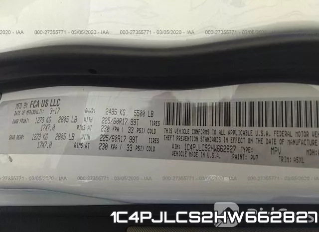 1C4PJLCS2HW662827 фото 10