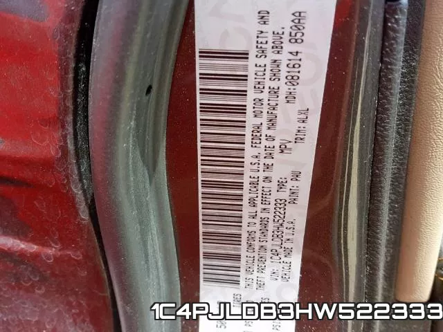 1C4PJLDB3HW522333 фото 2