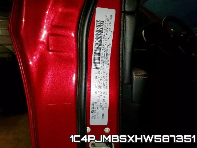 1C4PJMBSXHW587351 фото 2