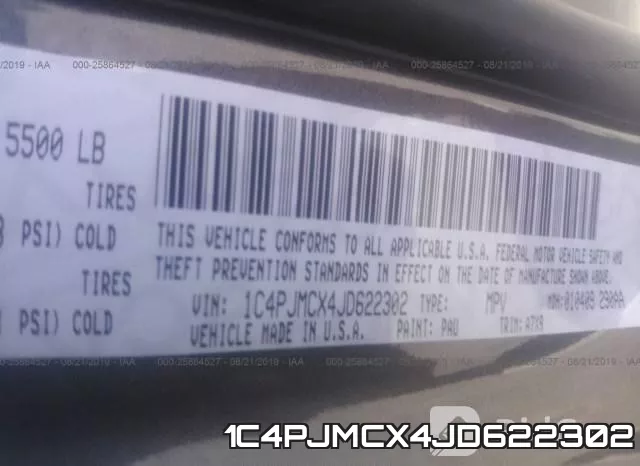 1C4PJMCX4JD622302 фото 10
