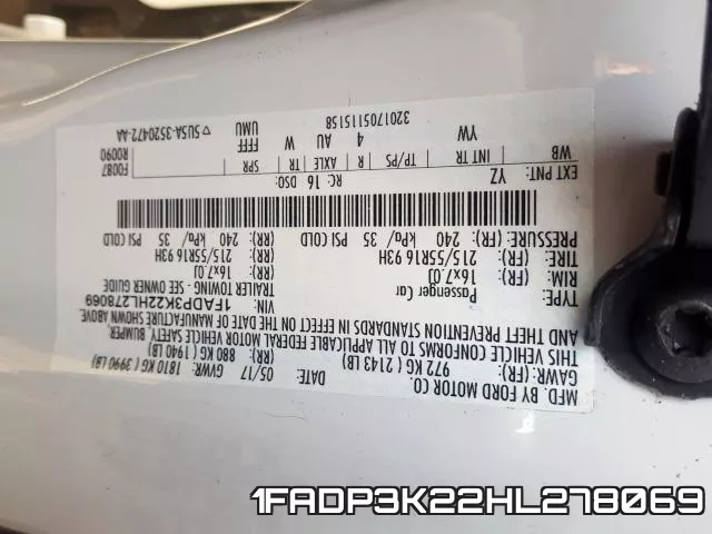 1FADP3K22HL278069 фото 2