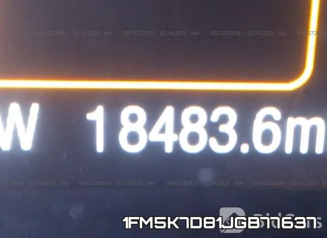 1FM5K7D81JGB77637 фото 8