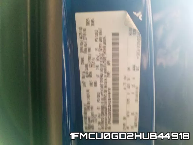 1FMCU0GD2HUB44918 фото 2