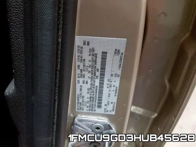 1FMCU9GD3HUB45628 фото 2