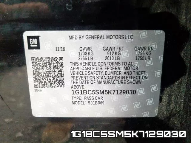 1G1BC5SM5K7129030 фото 2