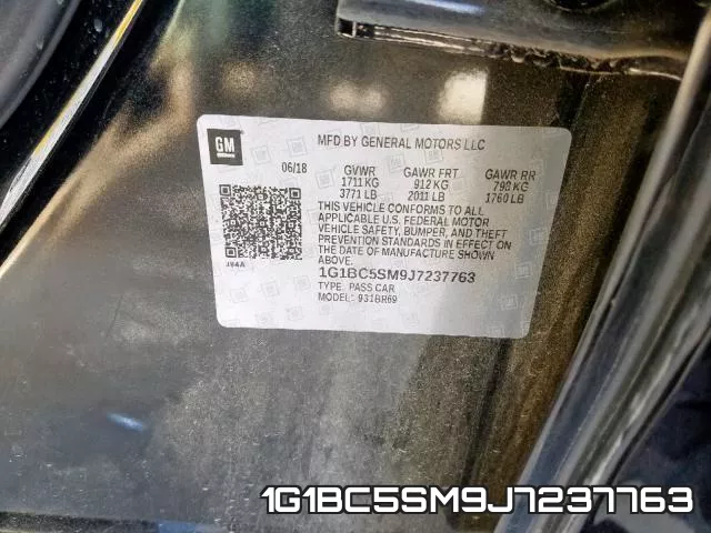 1G1BC5SM9J7237763 фото 2
