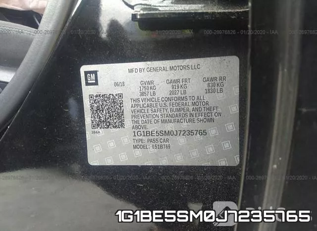 1G1BE5SM0J7235765 фото 10