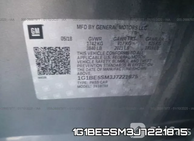 1G1BE5SM3J7221875 фото 10