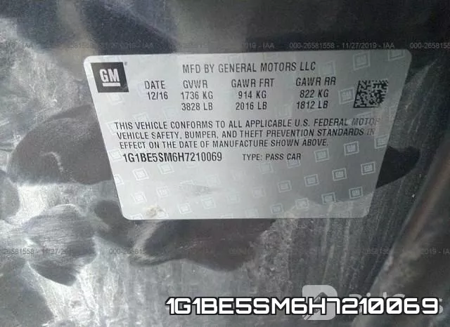 1G1BE5SM6H7210069 фото 10