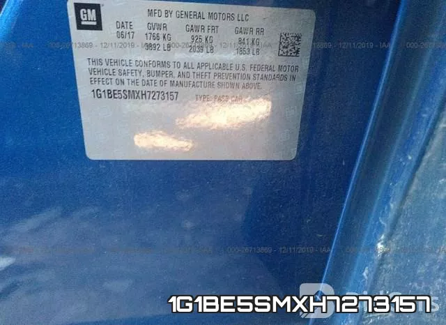 1G1BE5SMXH7273157 фото 10