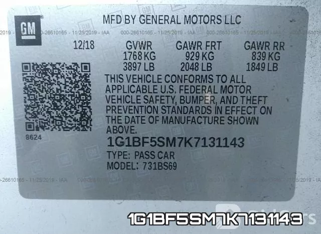 1G1BF5SM7K7131143 фото 10