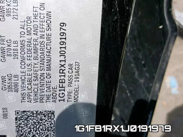 1G1FB1RX1J0191979 фото 2